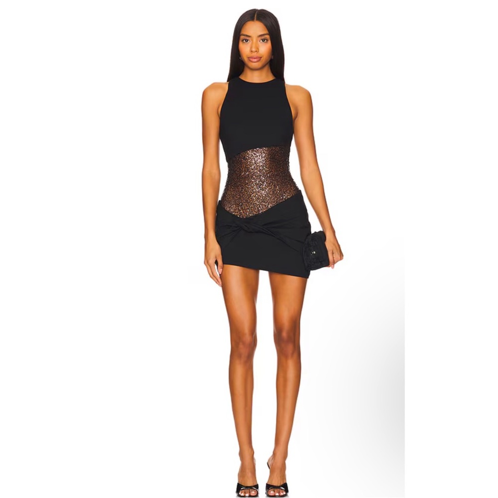 Black Bodycon Halter Dress for Night Out